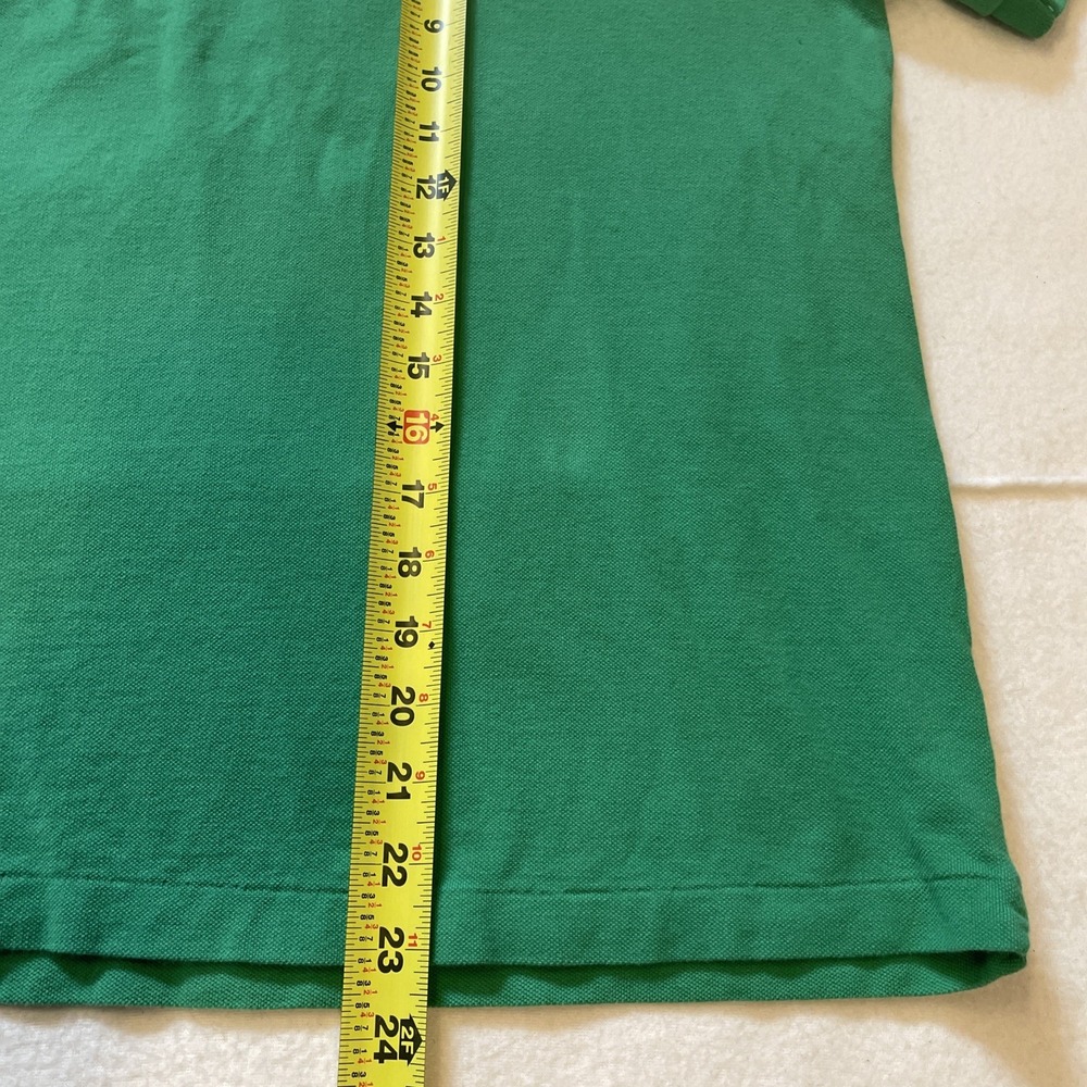 Lacoste Polo Shirt Green Alligator Logo France Mens Size‎ 7 Preppy Retro Golf - Picture 5 of 7